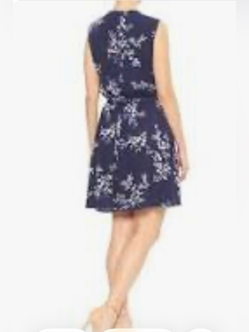NWT Gap Floral Boho Crossover tie-belt tank dress | Size Large Petite - Picture 2 of 9